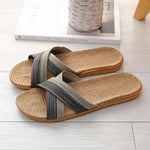 Oliver Romano Flax Linen Slippers