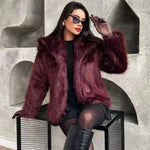 Alpine Grace Faux Fur Coat