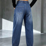 Women's Relaxed Tapered Denim Trousers