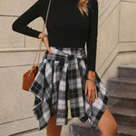 Urban Flannel Plaid Skirt