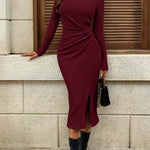 Elena Twist Knit Dress