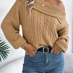 Breeze Knit Off-Shoulder Sweater