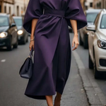 Maya™ | Chic Dress with Puff Sleeves