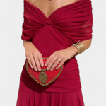 Camille | Robe drapée cache-cœur