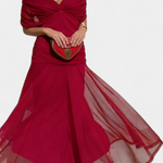 Camille | Robe drapée cache-cœur