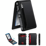 Men’s Aluminium Pop-Up RFID Blocking Slim Bifold Wallet