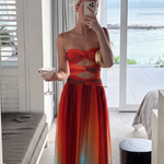 Ava Thornton | Strapless Cut-Out Maxi Dress For Women