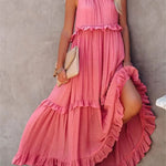 Capri Ruffle Maxi Dress