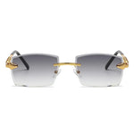 Magnus Sterling Rimless Sunglasses