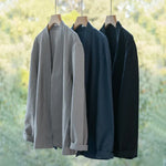 Men's Relaxed Open Front Kimono Jacket