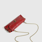 Margot Vintage Leather Clutch