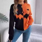 Pumpkin Knit Sweater
