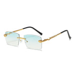 Magnus Sterling Rimless Sunglasses