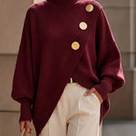 Amelia - Button Detail Knit Sweater