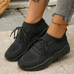 Women's Lightweight Knit Slip-On Trainers