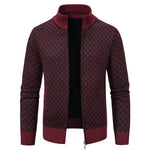 Caden Grid Knit Jacket