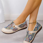 Women's Patterned Slip On Walking Trainers