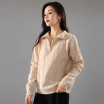 The Marlowe Zip Cashmere Sweater
