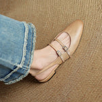 Hilton Leather Flats