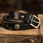 Frontier Cowhide Belt
