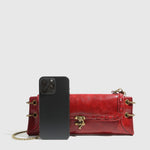 Margot Vintage Leather Clutch
