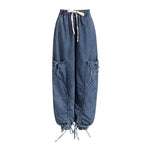 Ella Drawstring Cargo Jeans