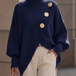 Amelia - Button Detail Knit Sweater