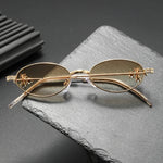 Fleur Crystal Oval Frames