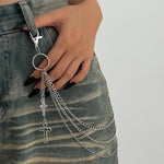 Delilah Silver Drape Chain