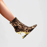 Starlit Wolf Leopard Boots