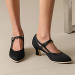 Eleanor Suede Heels