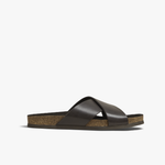 Amalfi | Sandali in Pelle — Marrone Scuro