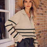 Zeagoo Long Sleeve Oversized Knit Sweater Tops