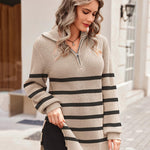 Zeagoo Long Sleeve Oversized Knit Sweater Tops