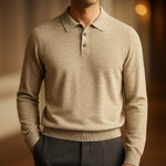 Ultimate Merino Cashmere Polo Sweater