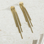 18k Gold Plated Glam Time Earrings Gold