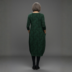 Mara | Robe relaxed à motif feuillage