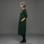 Mara | Robe relaxed à motif feuillage