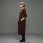 Mara | Robe relaxed à motif feuillage