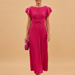 Luna | Elegant Long Dress with Tie Waist