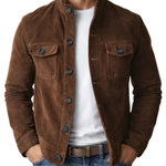 Tommaso | Bomber Scamosciato Premium