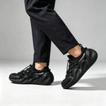 Men's Knit Lace Up Casual Trainers