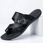 Riviera Crossover Leather Sandals