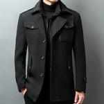 Continental Wool Blend Coat