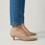 Victorie | Kitten Heel Camoscio