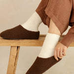 Cosy Sherpa Back Heel Slippers