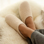 Cosy Sherpa Back Heel Slippers