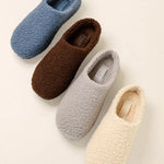Cosy Sherpa Back Heel Slippers