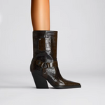 Westline Buckle Ankle Boots