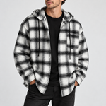 Westmere Plaid Hooded Overshirt